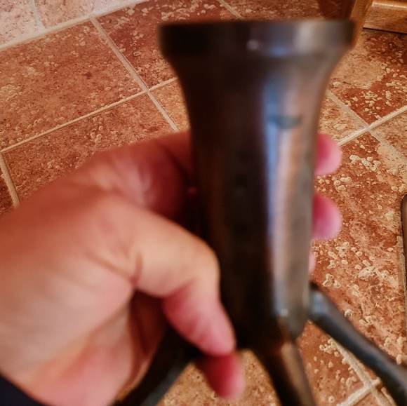 Iron Branch Taper Candleholder Rustic Cabin Decor Dark Brown - Picture 6 of 6